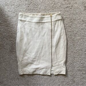 Banana Republic Cream Pencil Skirt